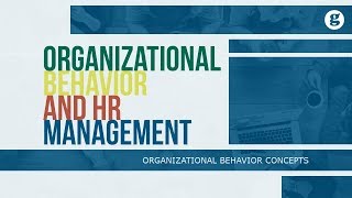 Organizational Behavior and Human Resource Management [upl. by Sedlik]