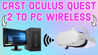 How to Cast Oculus QuestQuest 2 Gameplay  PC or Laptop [upl. by Rengia918]