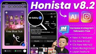 Honista V82 New Update🔥 iOs Instagram on Android 2024  Honista v8 new features [upl. by Panther]