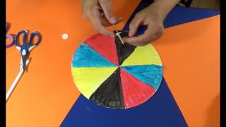 Paper plate spinning wheel [upl. by Entwistle]