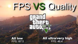 GTA V Best graphics settings  How to get better FPS [upl. by Macri940]