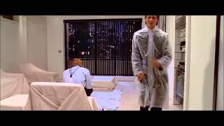 American Psycho  Funny Raincoat Scene [upl. by Aliled]