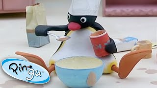 Pingus Messy Baking 🎂  Pingu Official  Cartoons for Kids [upl. by Avuha677]