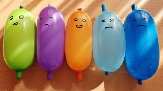 Making Crunchy Slime With Funny Balloons [upl. by Nerita169]