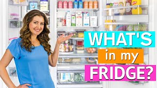 What Is In My Fridge Refrigerator Organization and Tour [upl. by Gardel]