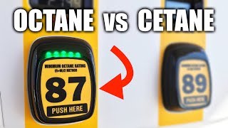 Octane vs Cetane Number  Gas vs Diesel [upl. by Nylsirhc460]