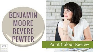 Benjamin Moore Revere Pewter Paint Colour [upl. by Nawor712]