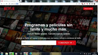 Como SUSCRIBIRSE a NETFLIX  Crea tu cuenta desde cero Rápido Fácil y Sencillo 2020 [upl. by Purvis]