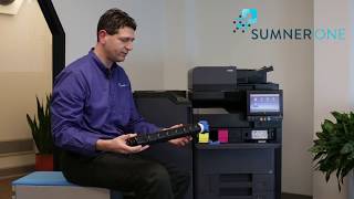 How to Replace Color Toner on the Kyocera TASKalfa Series  SumnerOne [upl. by Lacram]