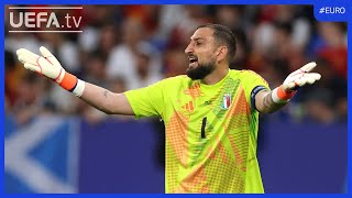 Gianluigi Donnarumma  EURO 2024 Saves [upl. by Newsom]