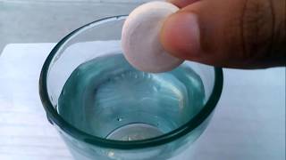 How Effervescent Tablets Dissolve in Water [upl. by Pylle]