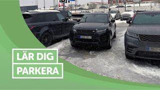 Ta Körkort  Lär dig parkera  kör in backa in fickparkera [upl. by Sokul]