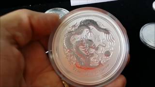 What size is one ounce silver coin [upl. by Yran]