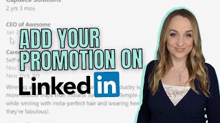 How to Add Promotion on Linkedin  Add multiple roles to the same company LINKEDIN PROFILE TIPS [upl. by Settera]