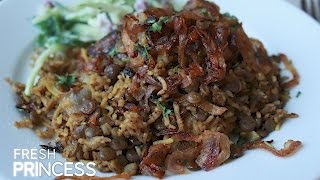 Mejadra Lentils amp Rice  Yotam Ottolenghis Recipe from Jerusalem  Fresh P [upl. by Milinda]