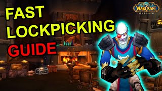 Fast 1300 Rogue Lockpicking Guide  Classic WoW [upl. by Jenks]