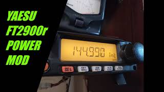 Yaesu ft2900r Power mod [upl. by Adall]