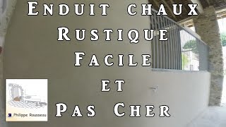 Enduit Chaux Rustique [upl. by Aynekal971]