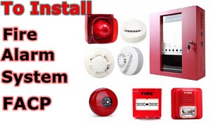 How to install a fire alarm system FACP [upl. by Asaph]