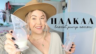 Haakaa Breast Pump Review  How To Use Demo [upl. by Ania]