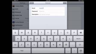 HotmailOutlookLive Email Setup on iPadiPhone [upl. by Joselow345]