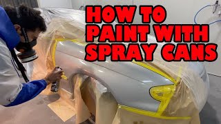 How to paint with Spray Cans [upl. by Xuerd]