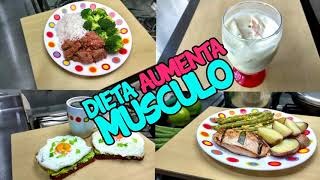 DIETA de 2500 CALORÍAS AL DÍA 🥑 para ganar MASA MUSCULAR 🤯 [upl. by Eanil]