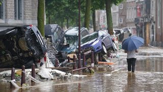 Après les inondations Liège découvre l’ampleur des dégâts [upl. by Renba936]