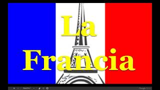 Francese1 cultura e civiltà la Francia [upl. by Alamat]