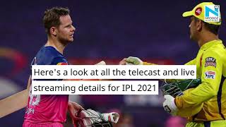 IPL 2021 Where to watch and live streaming details [upl. by Adyam]