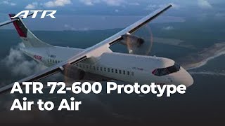 ATR 72600 Prototype  Air to Air [upl. by Zoie986]