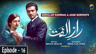 RaazeUlfat  EP 16  English Subtitles  21st July 2020  HAR PAL GEO [upl. by Rori]