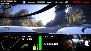 The 919 Tribute Tour Onboard record lap Nordschleife [upl. by Sara790]