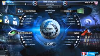 Football Club Simulator Gameplay HD [upl. by Esertal926]