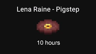 10 Hour Minecraft Music  Pigstep by Lena Raine [upl. by Anert]