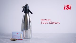 iSi Soda Siphon  How to Use [upl. by Brabazon123]