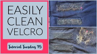 How to Clean Fuzz Off Velcro  TuTu 75 [upl. by Sharyl493]