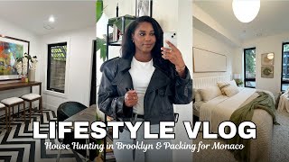 NYC LIFESTYLE VLOG House Hunting in Brooklyn Packing for Monaco amp Dinner at Eataly ✨ MONROE STEELE [upl. by Areek]