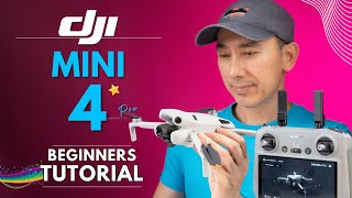 DJI MINI 4 PRO TUTORIAL How to Setup and How to Fly [upl. by Kinsman]