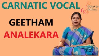 Geetham  Ana Lekara  Ragam  SuddhaSaveri [upl. by Silsbye]