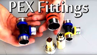 PEX fitting options explained [upl. by Yaluz528]