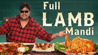 Full Lamb Mandi  Hyderabadi Feast  Capital  Raan Mandi  Biryani  Street Byte  Silly Monks [upl. by Atiuqam621]