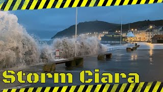 Storm Ciara Aberystwyth4K [upl. by Raphael]