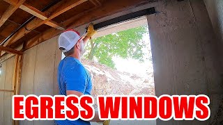 Cutting Egress Windows for Light and Safety [upl. by Sosthina922]