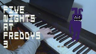 Bonnies Lullaby FNAF 3 Minigame Music Piano [upl. by Cogswell]