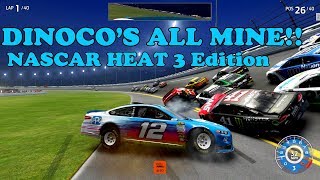 DINOCOS ALL MINE CRASH COMPILATION  NASCAR Heat 3 [upl. by Jillie]