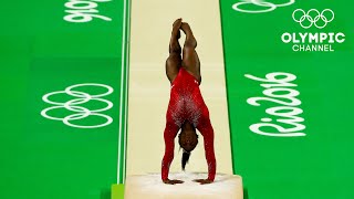 1️⃣6️⃣  Simone Biles highest scored event  16050  31DaysOfOlympics [upl. by Yecad]