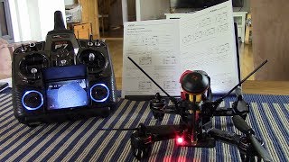 HOW TO SETUP WALKERA F210 WITH DEVO F7 TRANSMITTER [upl. by Ragnar854]