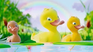 Cinco Pequeños Patitos  Canciones Infantiles  El Reino Infantil [upl. by Ofelia]