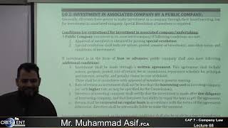 CAF 7 CLAW Sir Asif Lecture68 [upl. by Town]